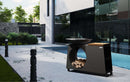 Onfire fireplace bbq cook island black powder -coated