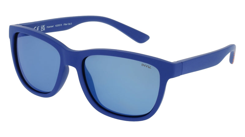 INVU Sonnenbrille Polarisiert für Kinder mit Etui Pathfinder (8-11) K2202B