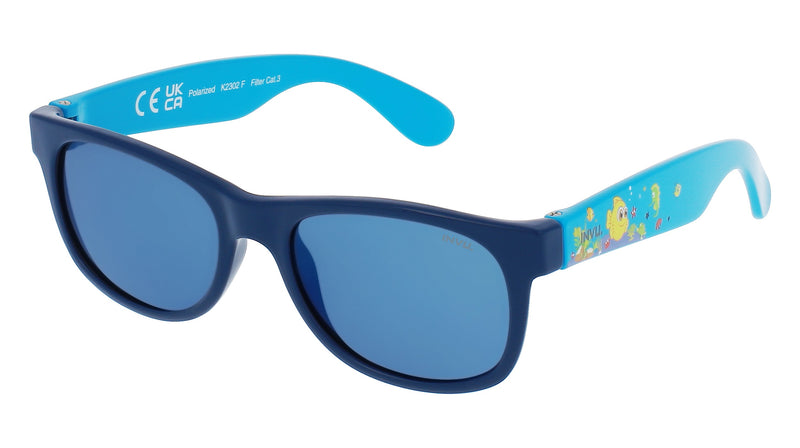 INVU Sonnenbrille Polarisiert für Kinder mit Etui Venus (1-3) K2302F