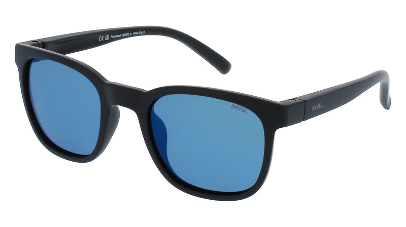 INVU Sonnenbrille Polarisiert für Kinder mit Etui Saturn (4-7) K2303A