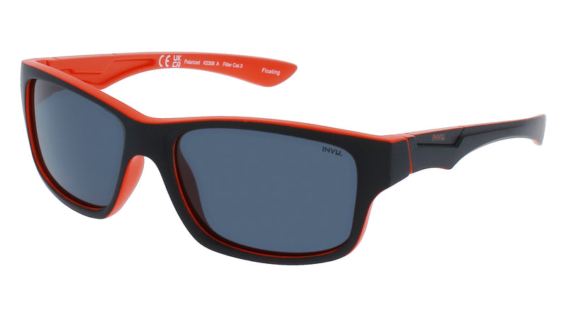 INVU Sonnenbrille Polarisiert für Kinder mit Etui Neptune (12-15) K2308A