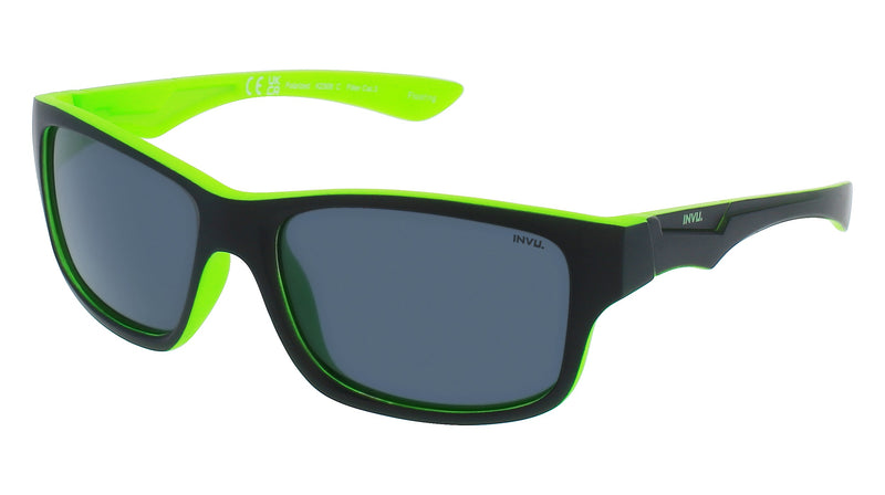 INVU Sonnenbrille Polarisiert für Kinder mit Etui Neptune (12-15) K2308C
