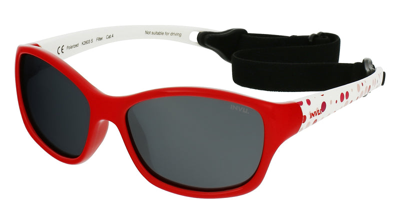INVU Sonnenbrille Polarisiert für Kinder mit Etui Sapphire (1-3) K2603S
