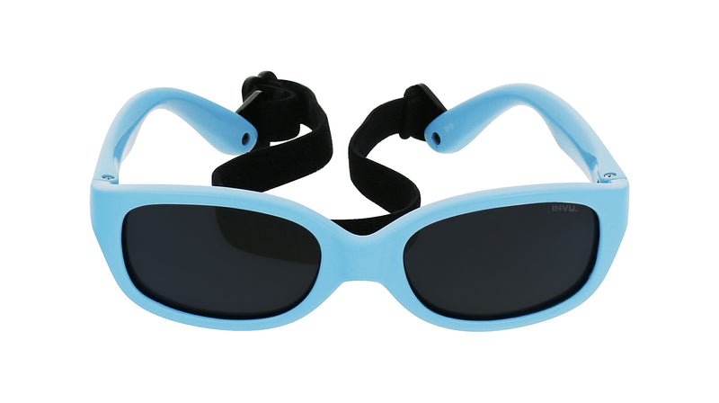 INVU Sonnenbrille Polarisiert für Kinder mit Etui Inquirer (1-3) K2914E