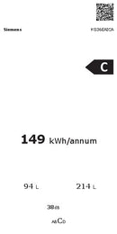 SIEMENS Kühl- / Gefrierkombination Kühl-Gefrier-Kombination