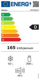 SIEMENS Kühl- / Gefrierkombination Einbau-Kühl-Gefrier-Kombination mit Gefrierbereich unten