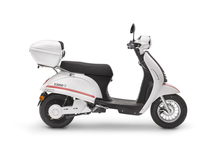 Scooter électrique Luxxon 45 km / h E3000 blanc