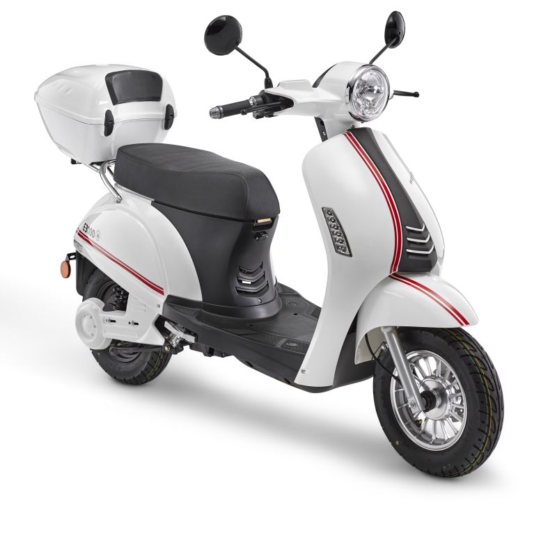 Scooter électrique Luxxon 45 km / h E3000 blanc