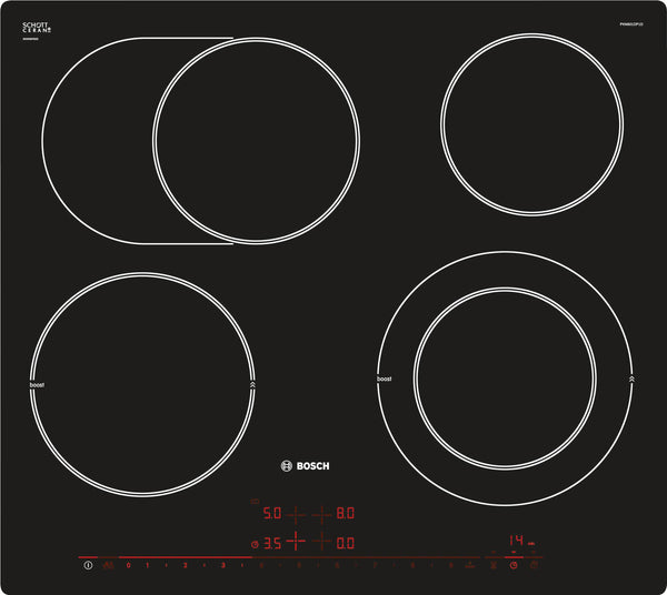 BOSCH Kochfeld Serie 8, Elektrokochfeld, 60 cm, flächenbündig