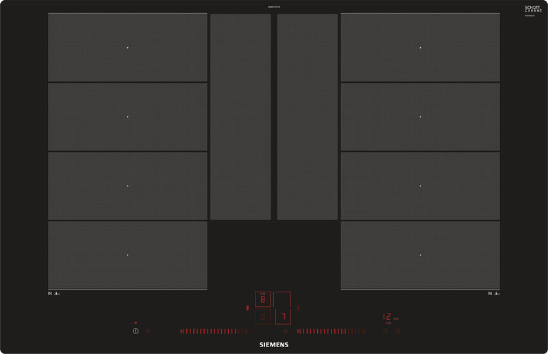 SIEMENS Kochfeld Induktions-Kochstelle Glaskeramik 80 cm