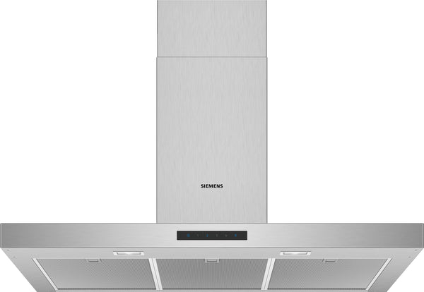 SIEMENS Dunstabzugshaube iQ300, Wandhaube, 90 cm, Edelstahl