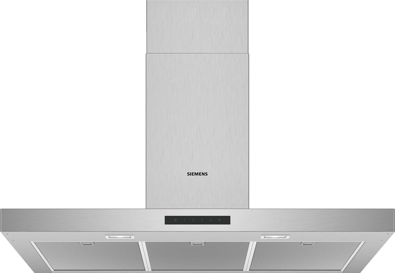 SIEMENS Dunstabzugshaube iQ300, Wandhaube, 90 cm, Edelstahl