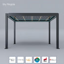 Spa Solutions Sky Pergola SkyMax Ultra Aluminium Pergola LED 4m x 4m motorisiert