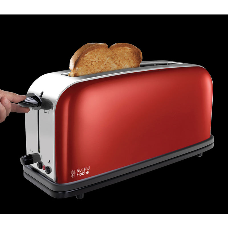 RUSSELL HOBBS Toaster 21391-56 Colours Plus+ Langschlitz-Flame Red