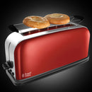 Russell Hobbs Toaster 21391-56 Colors Plus+ Langlot Flame Red
