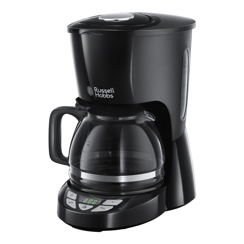 RUSSELL HOBBS Kaffeemaschine 22620-56 Textures Plus Glas Kaffeemaschiene Schwarz