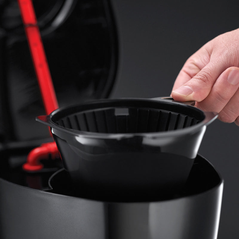 RUSSELL HOBBS Kaffeemaschine 22620-56 Textures Plus Glas Kaffeemaschiene Schwarz