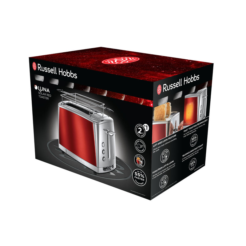 RUSSELL HOBBS Toaster 23220-56 Luna Solar Red Kompakt-