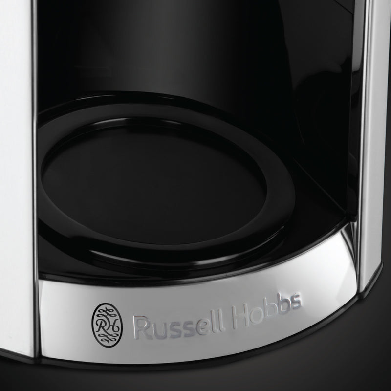 RUSSELL HOBBS Kaffeemaschine 23240-56 Luna Solar Red Digitale Glas Kaffeemaschiene