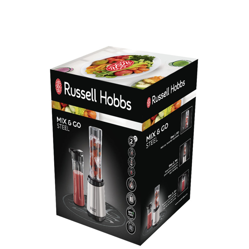 RUSSELL HOBBS Standmixer 23470-56 Mix&Go Steel