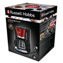 RUSSELL HOBBS Kaffeemaschine 24031-56 Colours Plus+ Digital Glas Flame Red