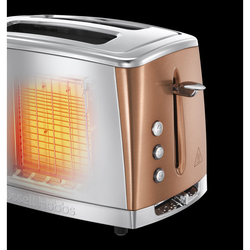 RUSSELL HOBBS Toaster 24290-56 Luna Copper Accents