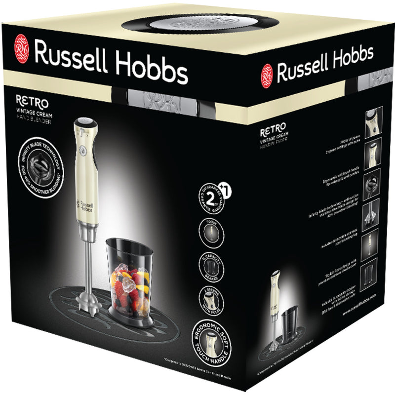 RUSSELL HOBBS Stabmixer 25232-56 Retro Cream