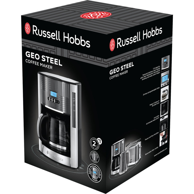 RUSSELL HOBBS Kaffeemaschine 25270-56 Geo Steel