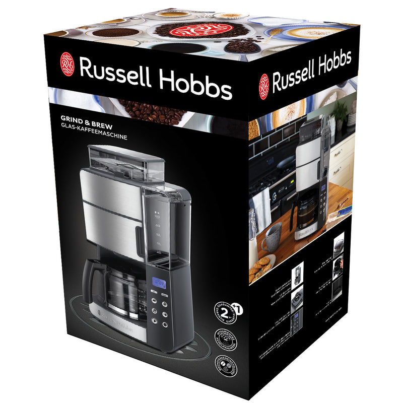 RUSSELL HOBBS Kaffeemaschine 25610-56 Grind&Brew Digital Glas-