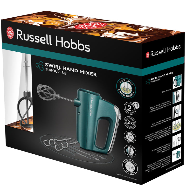 RUSSELL HOBBS Handmixer 25891-56 Swirl Turquoise