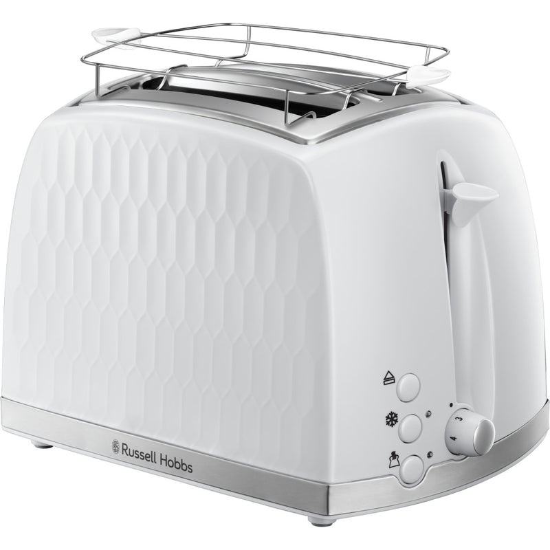 RUSSELL HOBBS Toaster 26060-56 Honeycomb 2S weiss