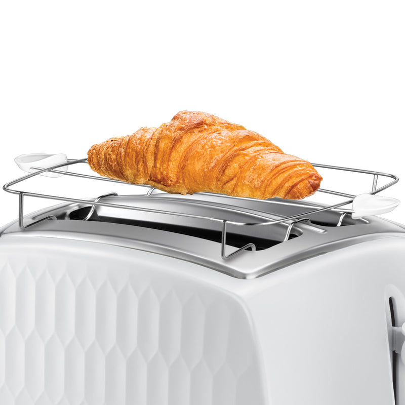 RUSSELL HOBBS Toaster 26060-56 Honeycomb 2S weiss