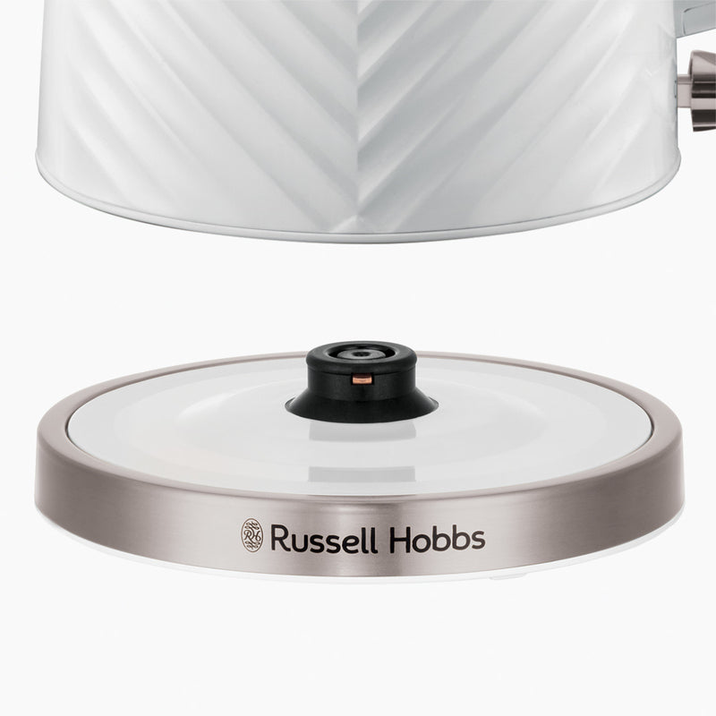 RUSSELL HOBBS Wasserkocher 26381-70 Groove weiss