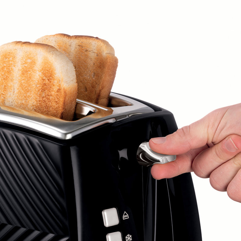 RUSSELL HOBBS Toaster 26390-56 Groove  2S schwarz