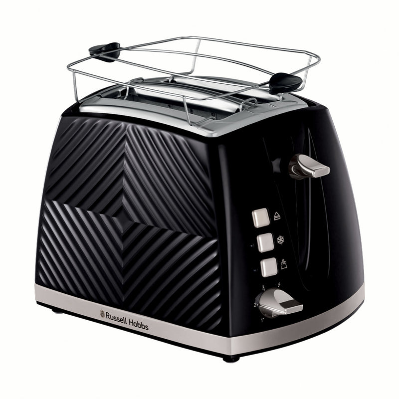 RUSSELL HOBBS Toaster 26390-56 Groove  2S schwarz