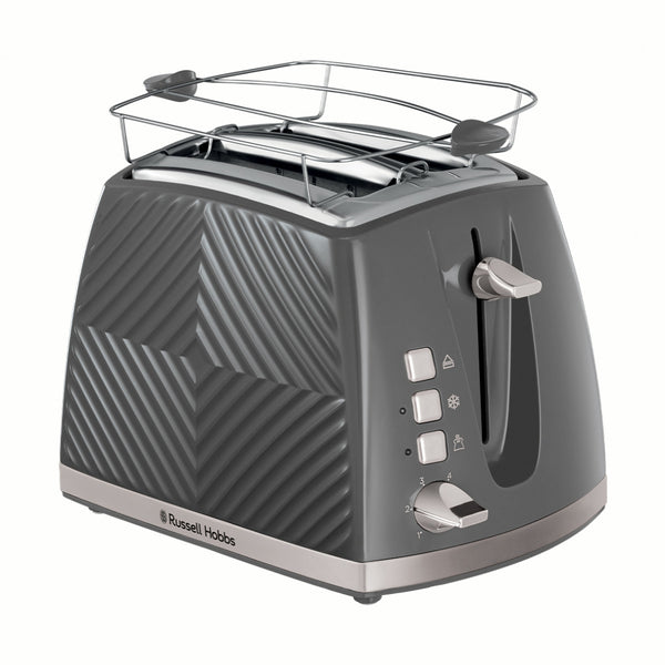 RUSSELL HOBBS Toaster 26392-56 Groove  2S grau