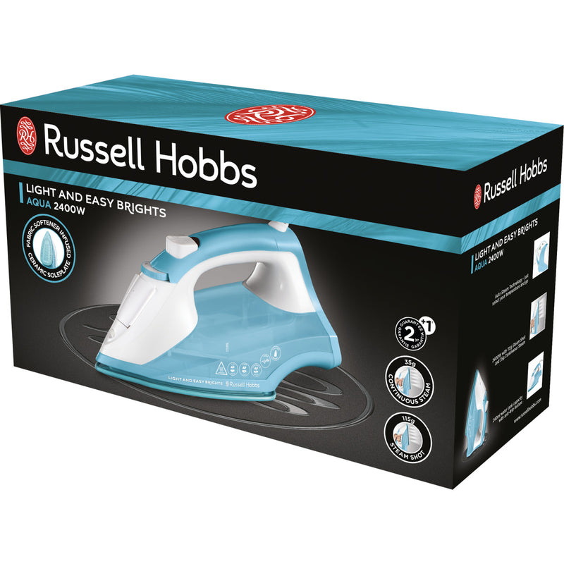 RUSSELL HOBBS Dampfbügeleisen 26482-56 Light & Easy Brights Aqua