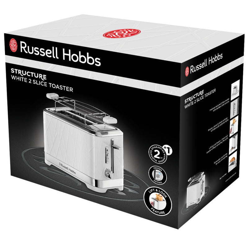 RUSSELL HOBBS Toaster 28090-56 Structure weiss