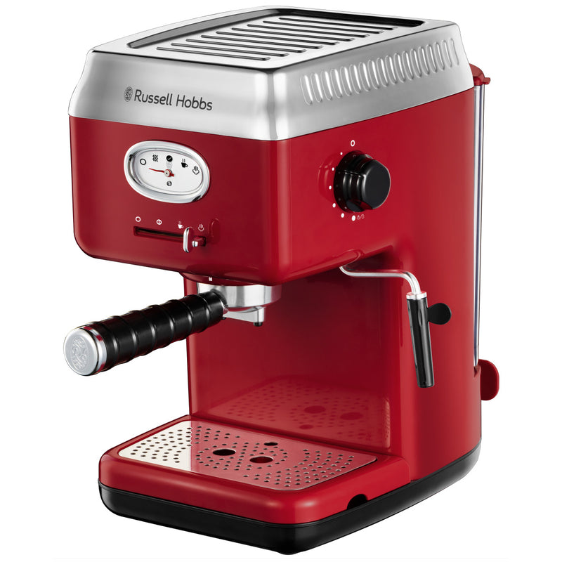 RUSSELL HOBBS Kaffeemaschine 28250-56 Retro Red Espresso Maker