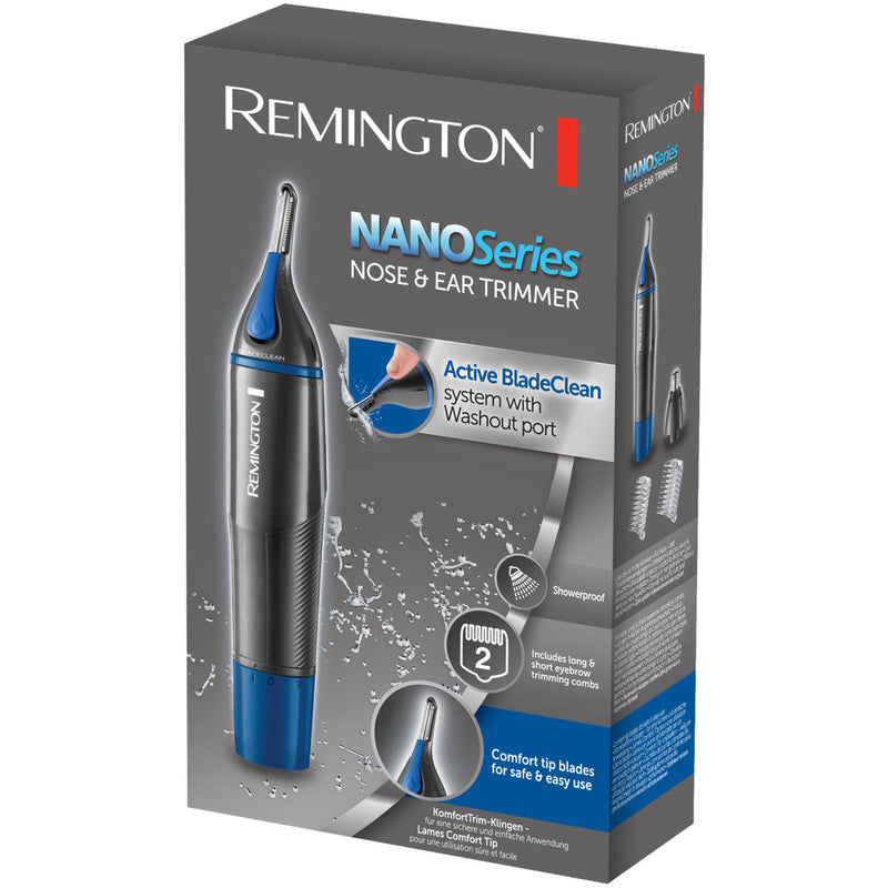 REMINGTON Nasen-, Ohren-, Brauen-Trimmer NE3850 Hygiene Clipper Nano Series