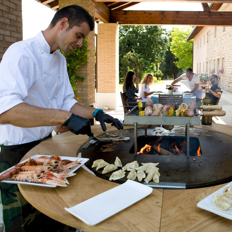OnFire Zubehör Feuerstelle Kit mit 5 Grill-Spiessen (Spiess-Halterung als separtes Zubehör erhältlich)