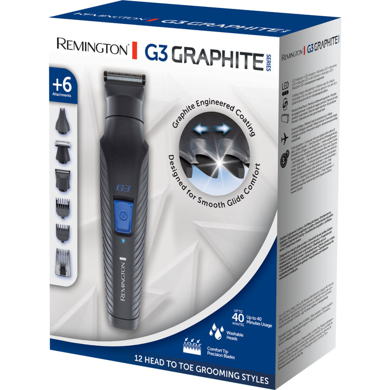 REMINGTON Multifunktions-Trimmer PG3000 Personal Groomer G3 GraphiteSeries