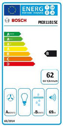 BOSCH Kochfeld mit integriertem Abzug Serie 4, Induktions Kochfeld mit integriertem Dunstabzug, 80 cm, Rahmenlos aufliegend