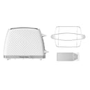 Russell Hobbs Toaster 26391-56 Groove 2S Weiss