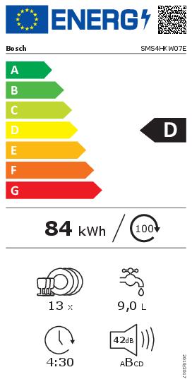 Bosch Lavashier Series 4, lavastoviglie free eccezionale, 60 cm, bianco