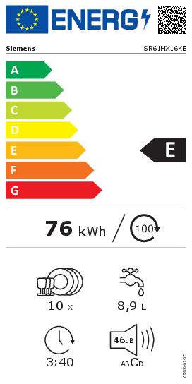 SIEMENS Geschirrspüler iQ100, Vollintegrierter Geschirrspüler, 45 cm