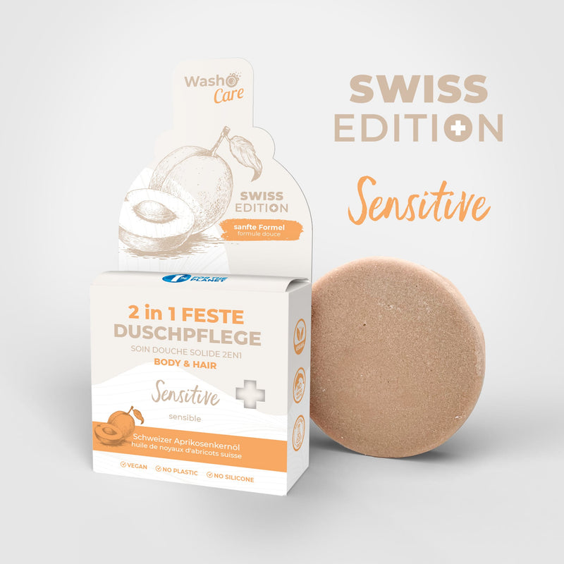 Washo Shower Care 2in1 Corps et cheveux sensible - Swiss fait