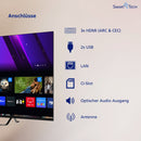 Smart Tech TV 43QV02V, 43 UHD-QLED, VIDAA Smart TV, D-LED, 109cm