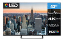 Smart Tech TV 43QV02V, 43 UHD-QLED, VIDAA Smart TV, D-LED, 109cm