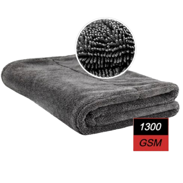 SPC Tuch Mikrofaser 60 x 90cm 1300 GSM 90° waschbar/profiqualität, grau